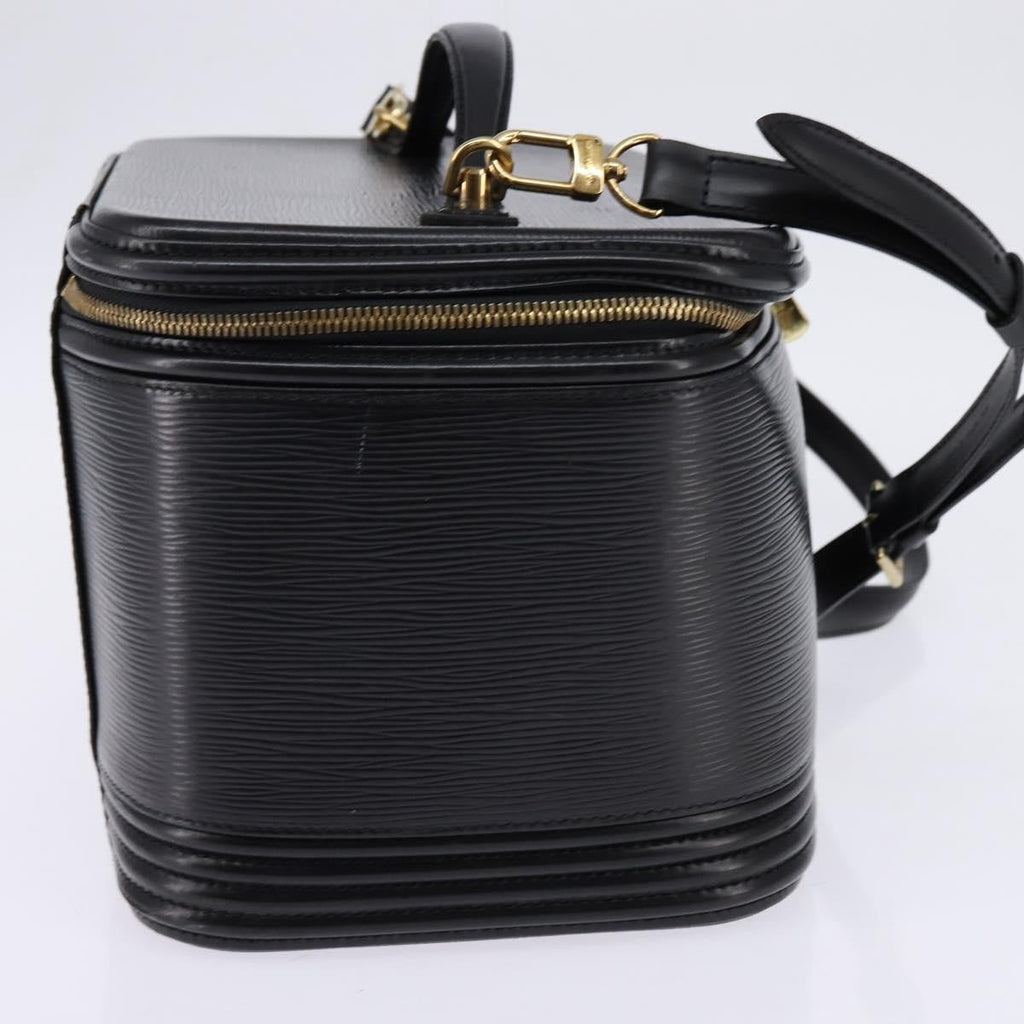 Louis Vuitton Nice Vanity Case Epi Leather Black Leather Bag