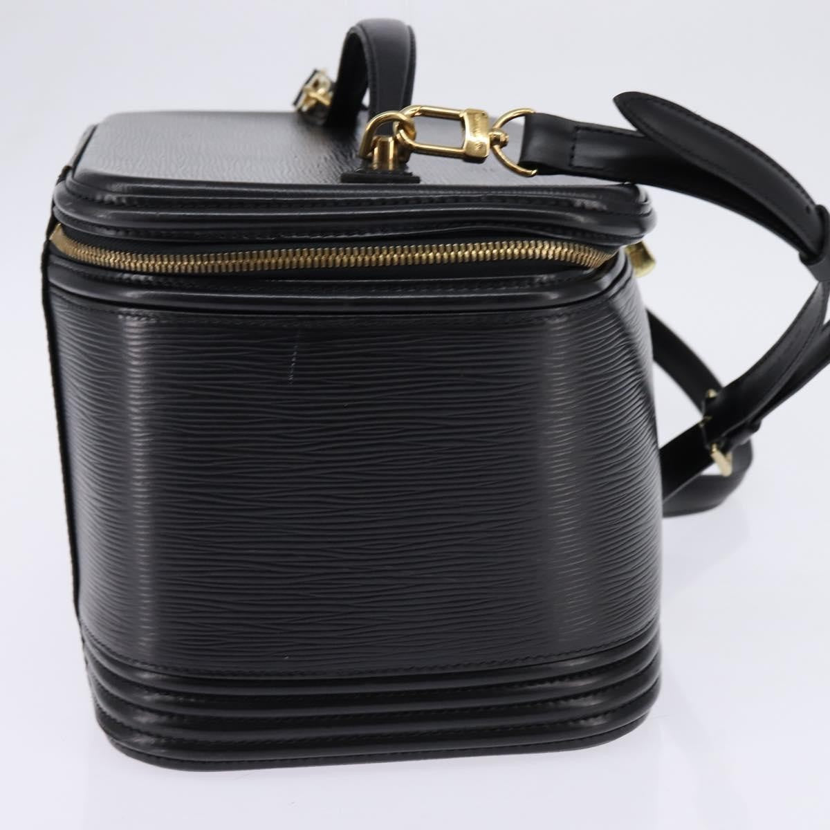Louis Vuitton Nice Vanity Case Epi Leather Black Leather Bag