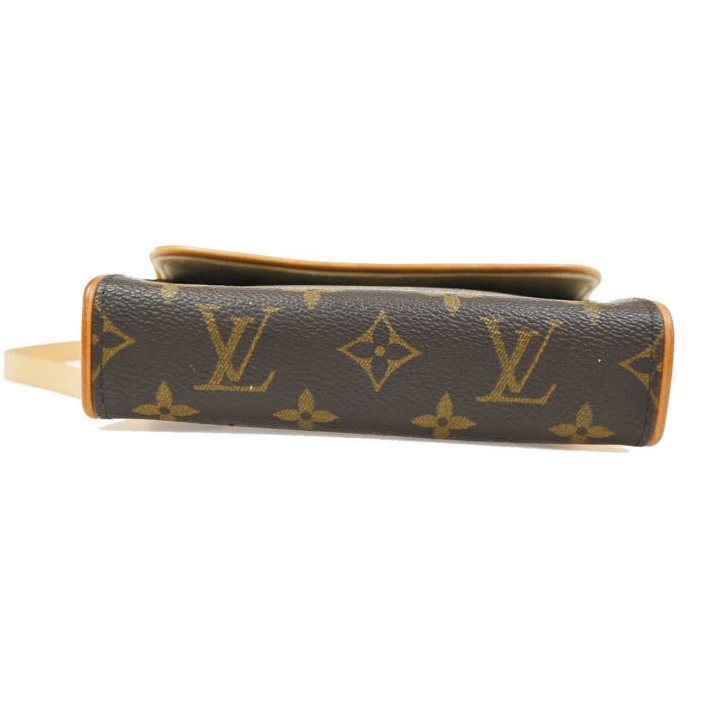 Louis Vuitton Florentine Waist Bag Monogram Canvas Brown Canvas Clutche & Pouche Bag