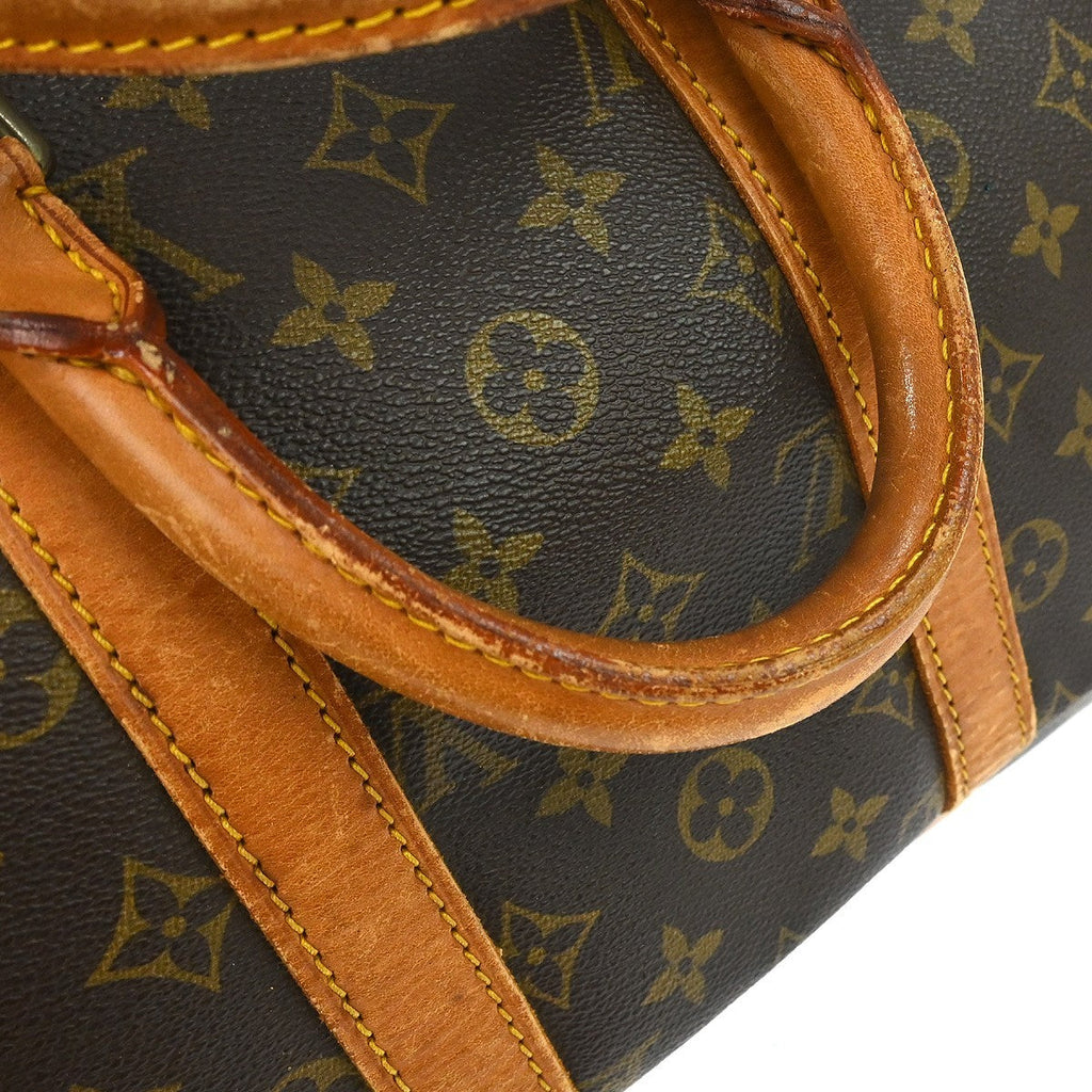 Louis Vuitton Keepall Bag Monogram Canvas Brown Canvas Travel Bag