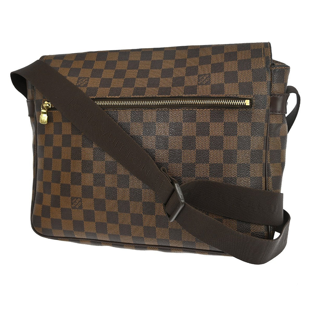 Louis Vuitton Melville Messenger Bag Damier Brown Canvas Shoulder Bag