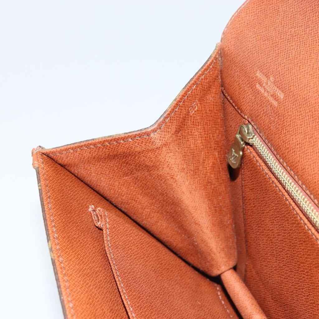 Louis Vuitton Dame Pochette Monogram Canvas Brown Canvas Clutche & Pouche Bag