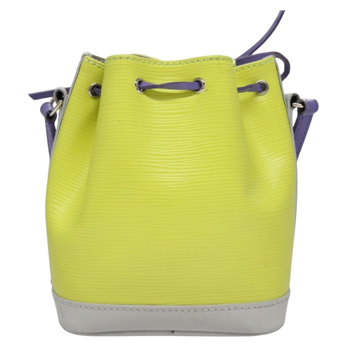 Louis Vuitton Neonoe Handbag Epi Leather Yellow Leather Bag