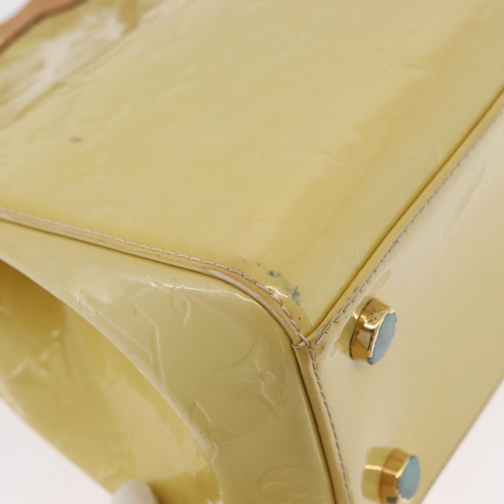 Louis Vuitton Brea Handbag Monogram Vernis Yellow Patent_Leather Handbag