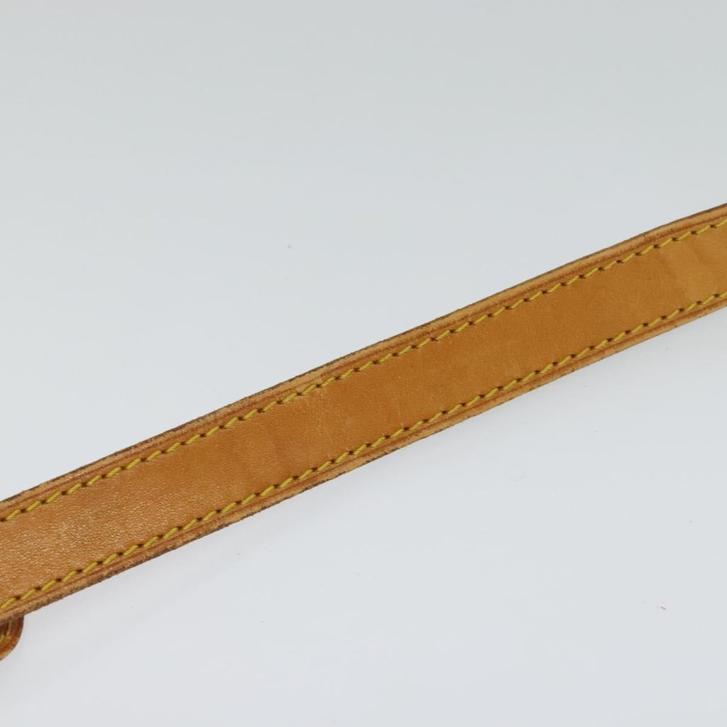 Louis Vuitton Adjustable Shoulder Strap Vachetta Leather Beige Leather Straps Accessory