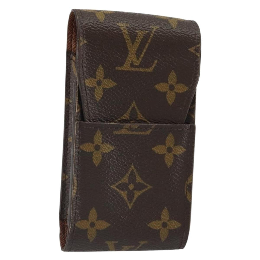 Louis Vuitton Etui Cigarette Case Monogram Canvas Brown Canvas Wallets Accessory