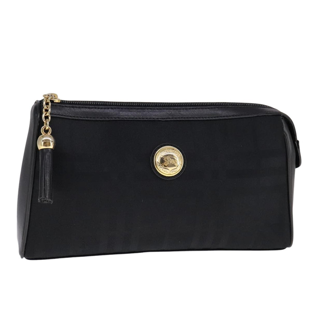 Burberry Nova Check Pochette Canvas Black Canvas Clutche & Pouche Bag
