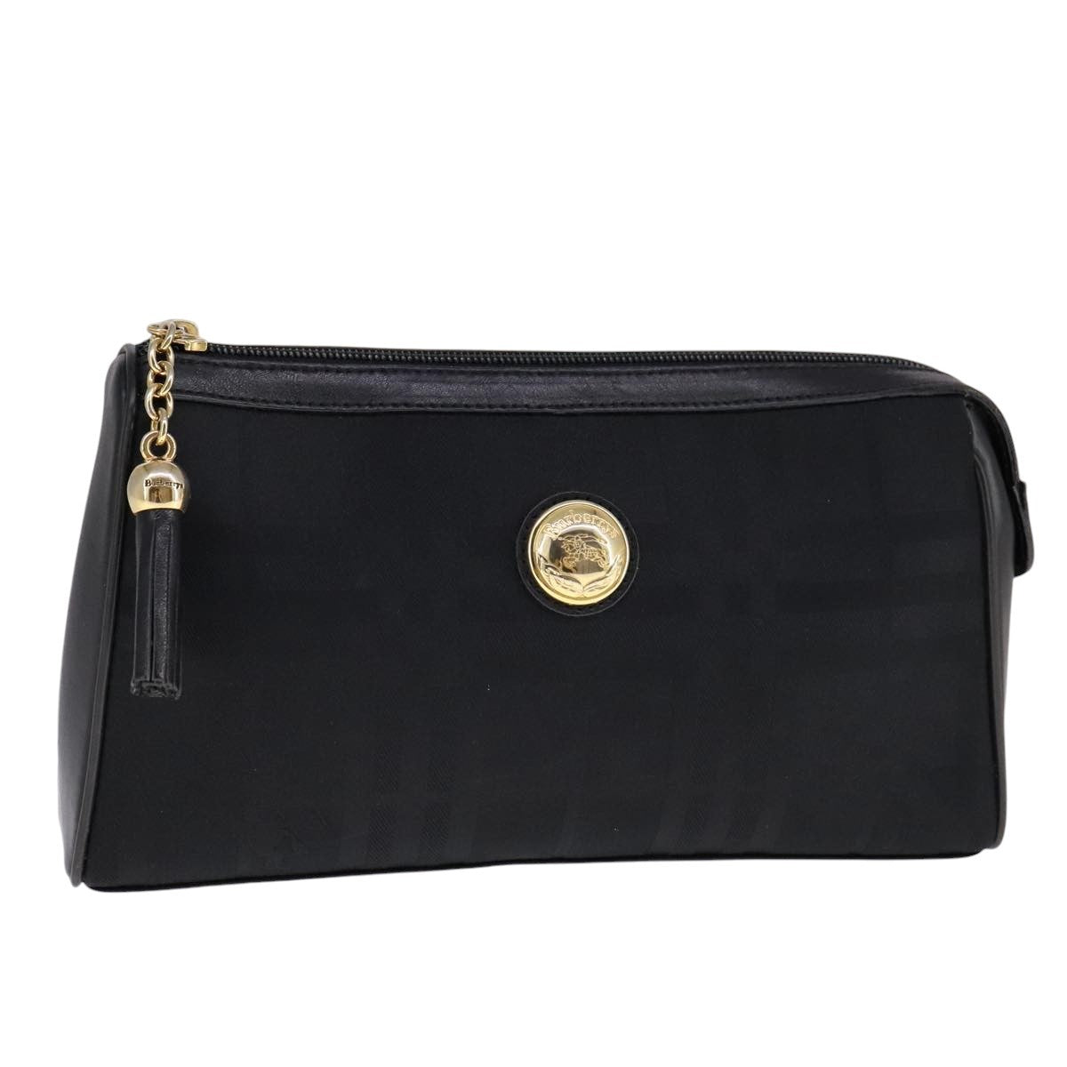 Burberry Nova Check Pochette Canvas Black Canvas Clutche & Pouche Bag