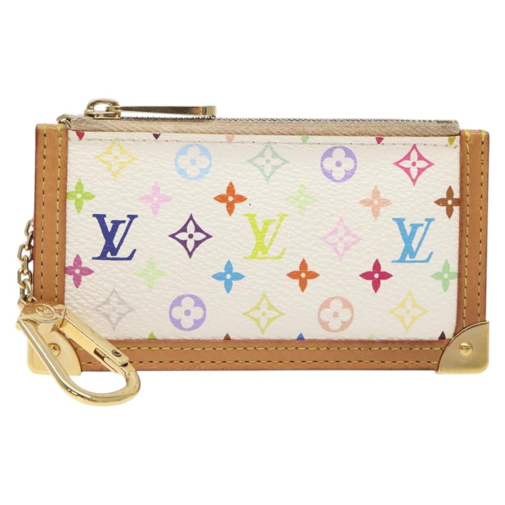 Louis Vuitton Pochette Clés Monogram Canvas Multicolour Canvas Wallets Accessory