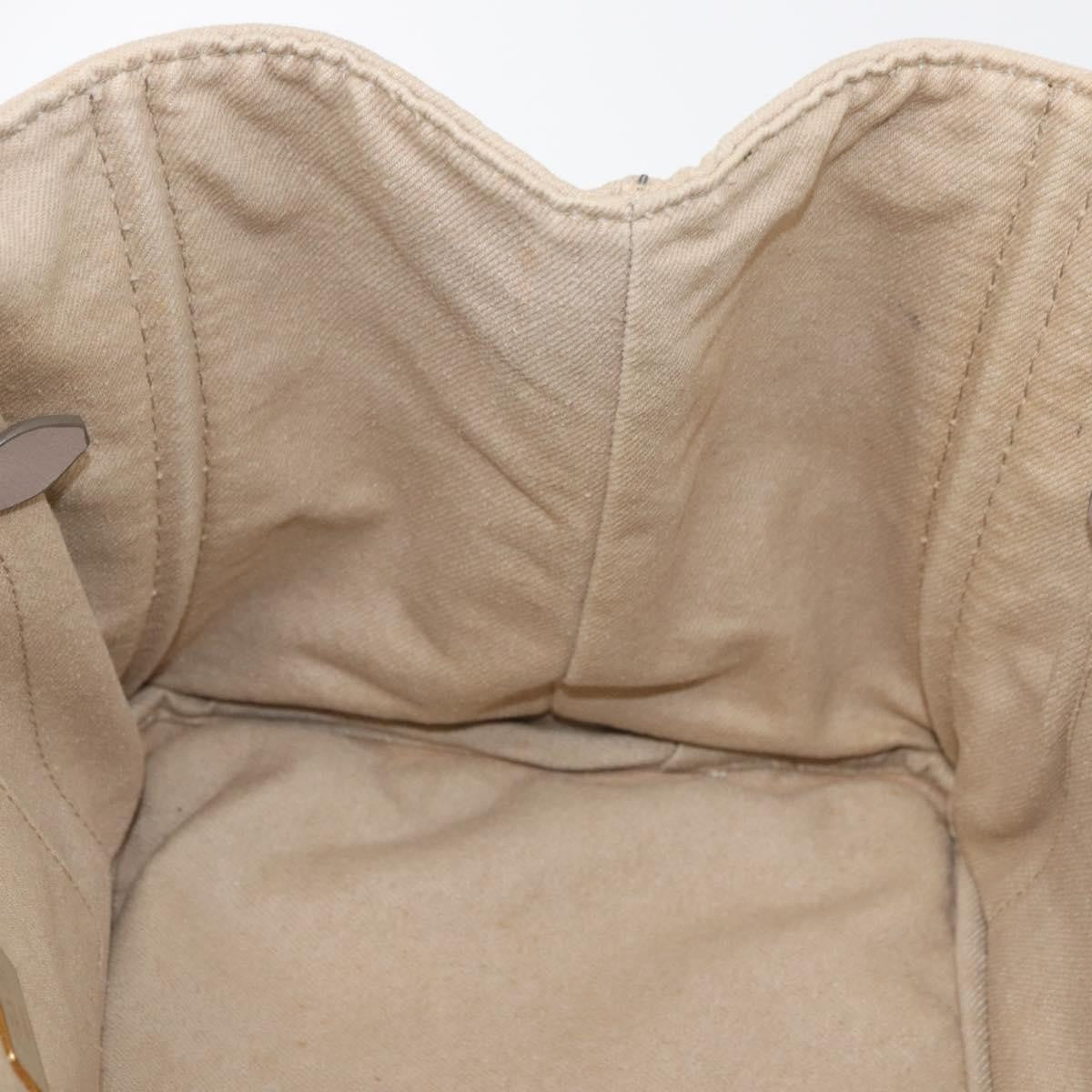 Prada Canapa Tote Canvas Beige Canvas Tote Bag Bag