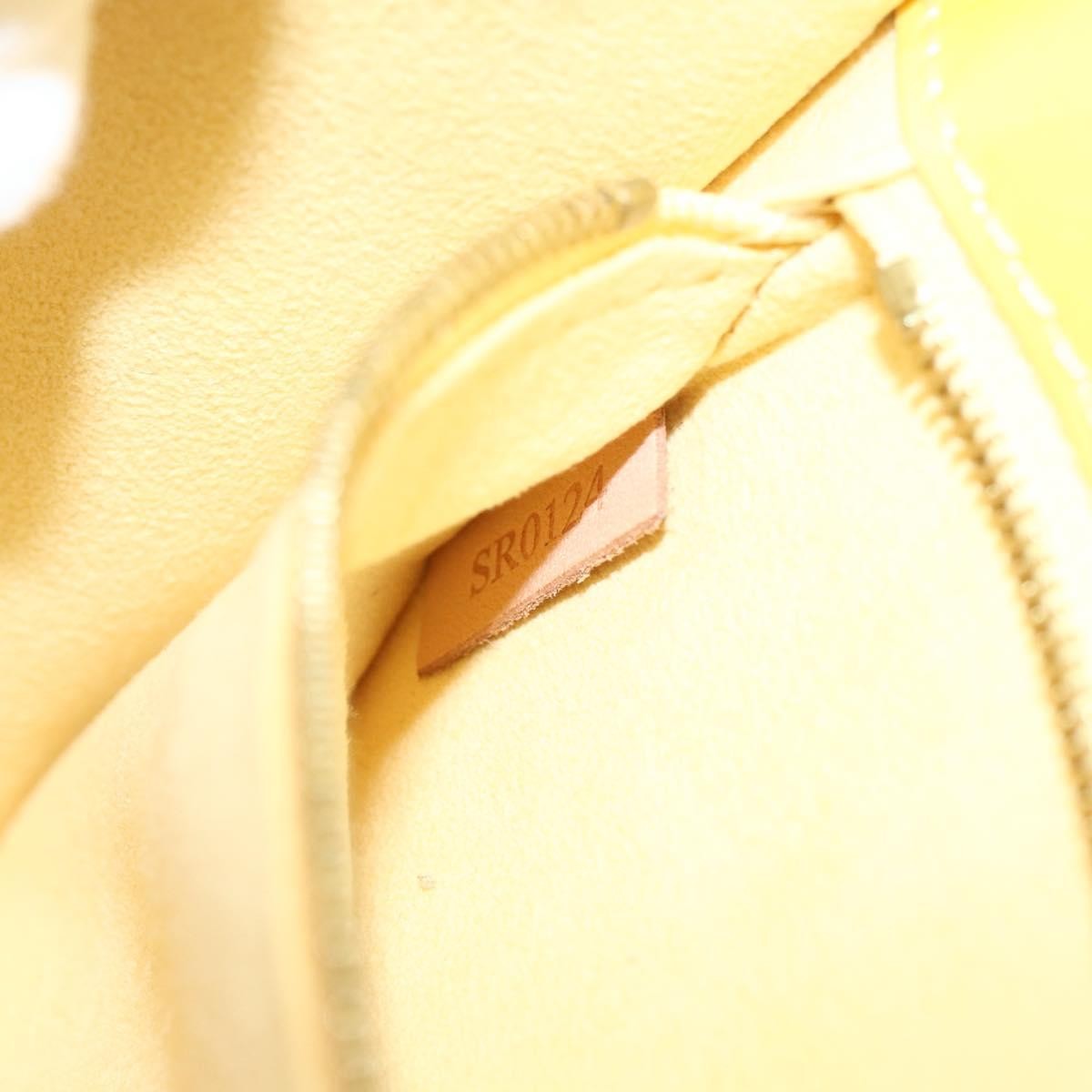 Louis Vuitton Monceau Handbag Vernis Yellow Patent_Leather Handbag