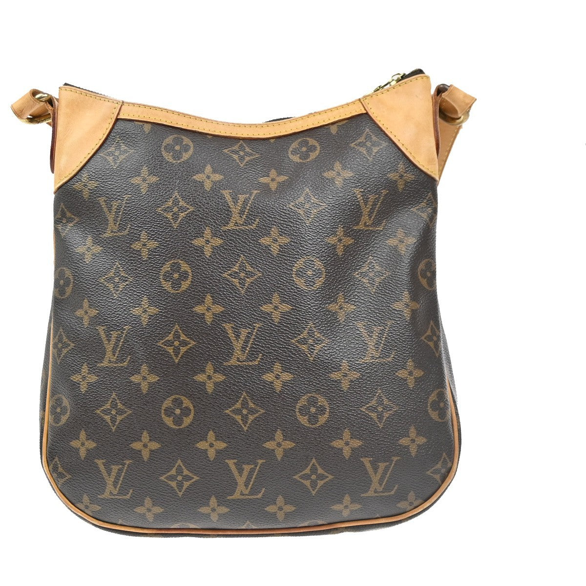 Louis Vuitton Odeon Handbag Monogram Canvas Brown Canvas Shoulder Bag
