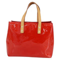 Louis Vuitton Reade Handbag Monogram Vernis Red Patent_Leather Handbag