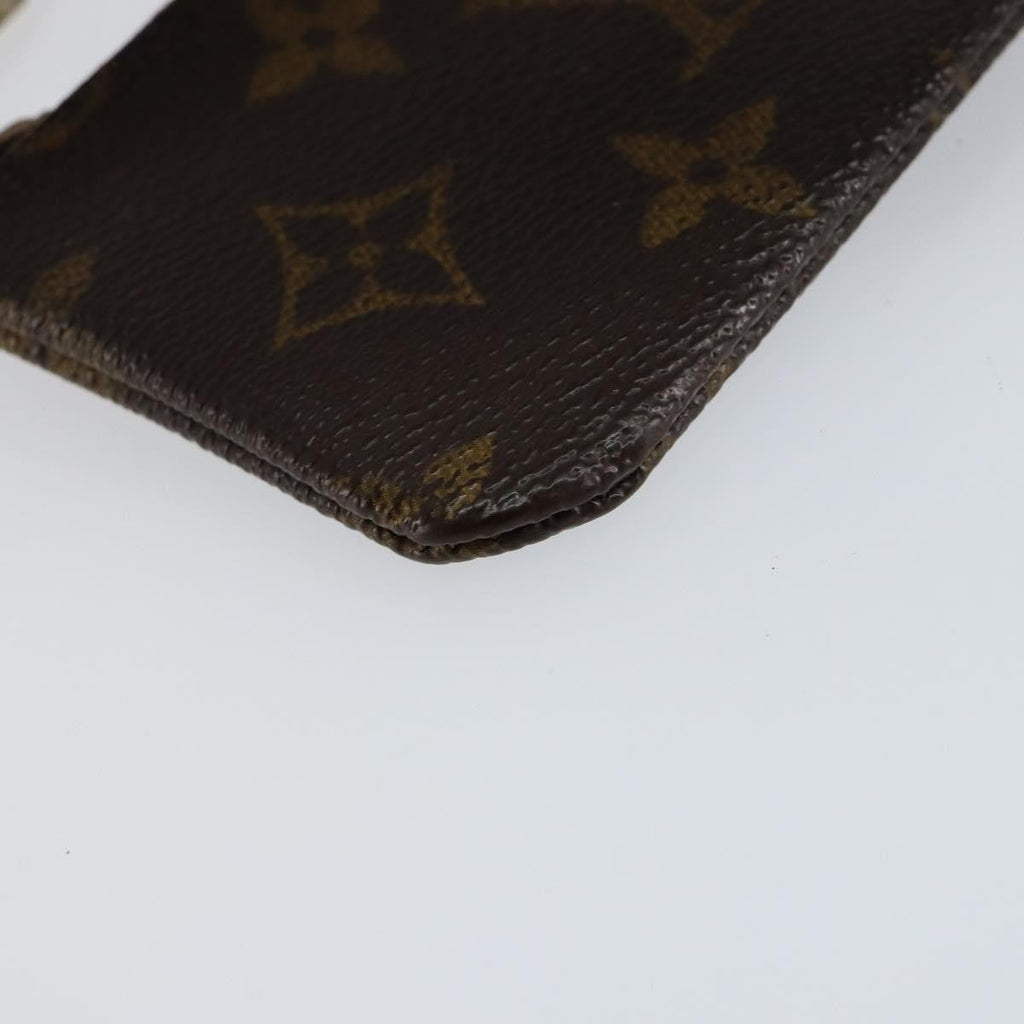 Louis Vuitton Pochette Clés Monogram Canvas Brown Canvas Wallets Accessory