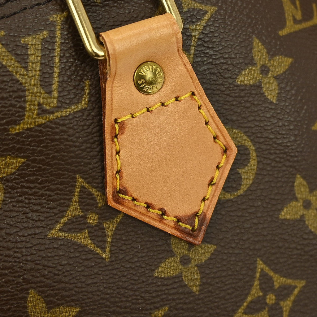 Louis Vuitton Alma Handbag Monogram Canvas Brown Canvas Handbag