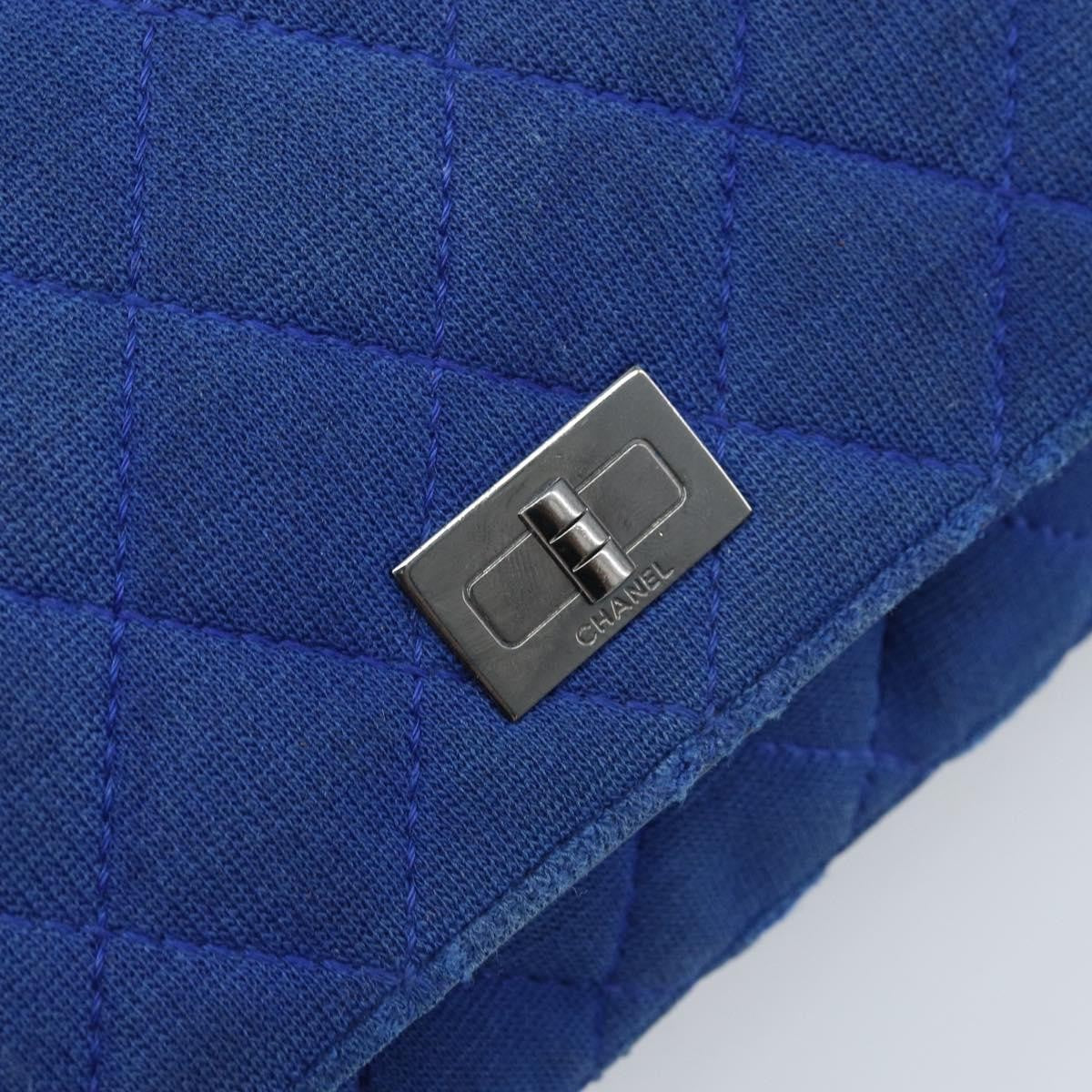 Chanel Wallet On Chain Canvas Navy Canvas Shoulder Bag Bag