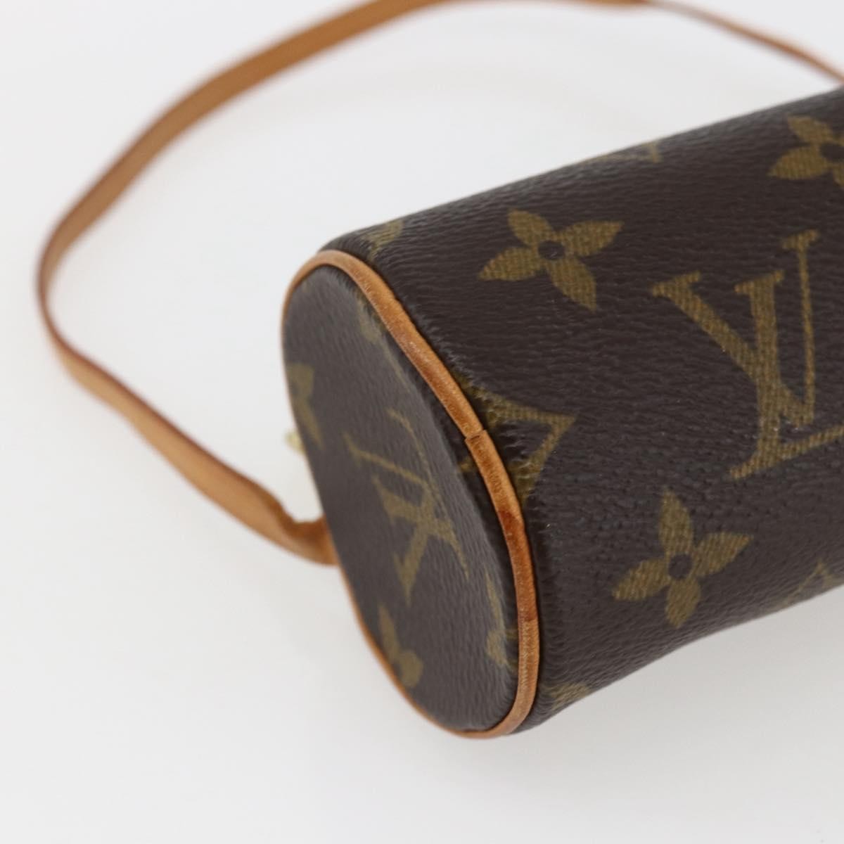Louis Vuitton Papillon Pochette Monogram Canvas Brown Canvas Clutche & Pouche Bag