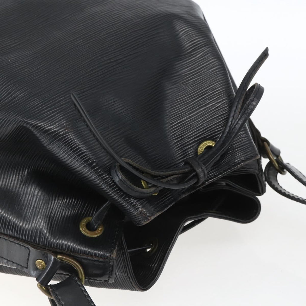 Louis Vuitton Petit Noe Handbag Epi Leather Black Leather Shoulder Bag