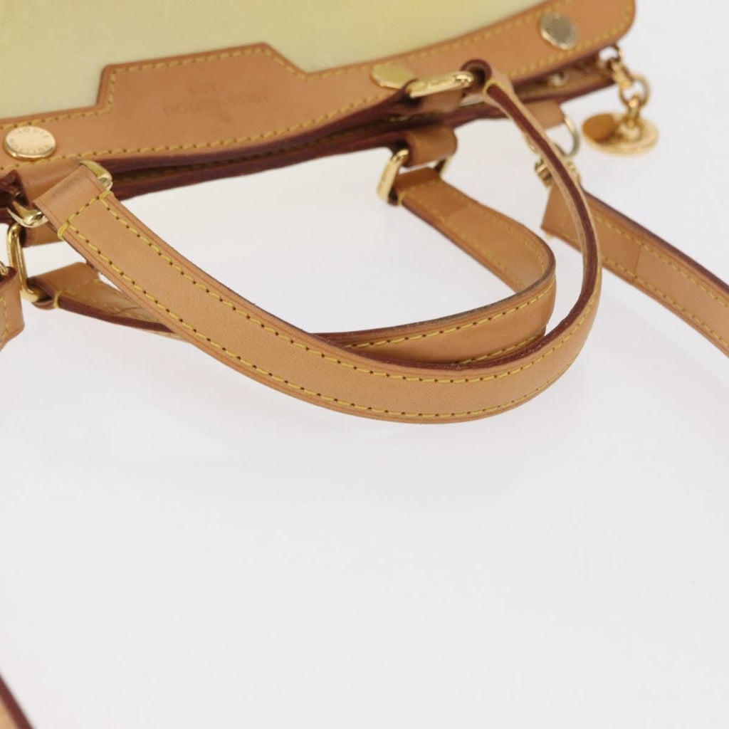 Louis Vuitton Brea Handbag Monogram Vernis Beige Patent_Leather Handbag