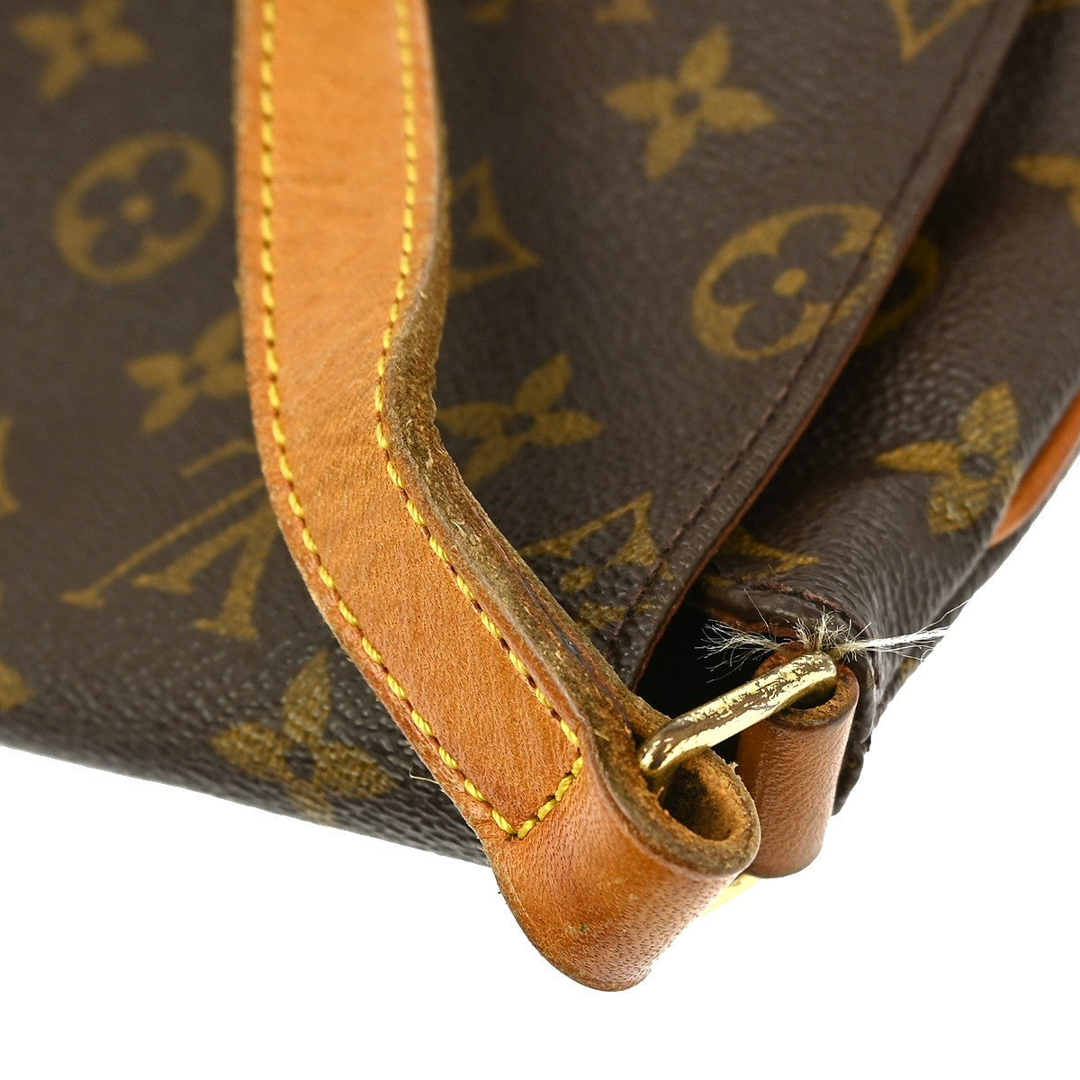 Louis Vuitton Musette Salsa Handbag Monogram Canvas Brown Canvas Shoulder Bag