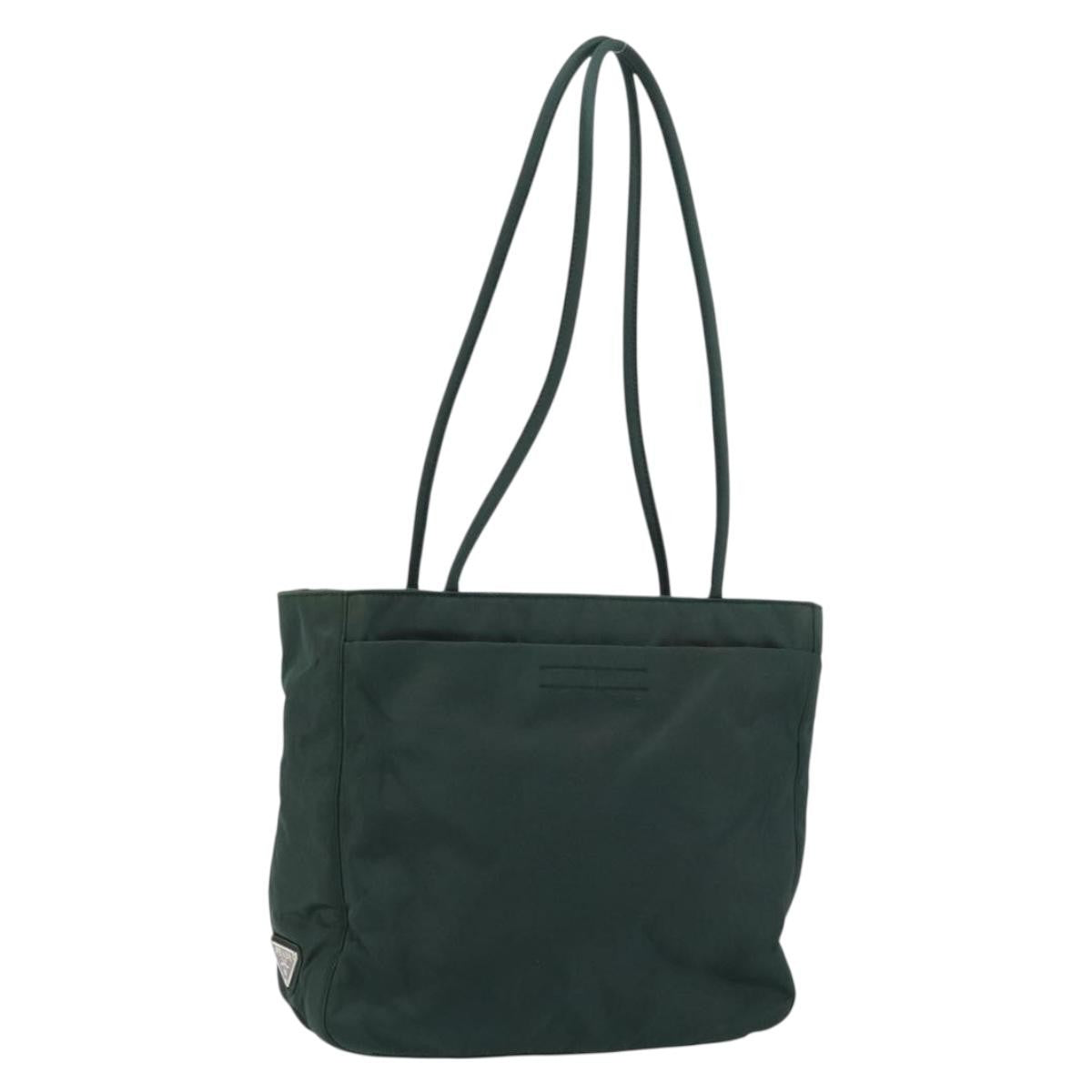 Prada Vintage Tote Tessuto Khaki Nylon Tote Bag Bag