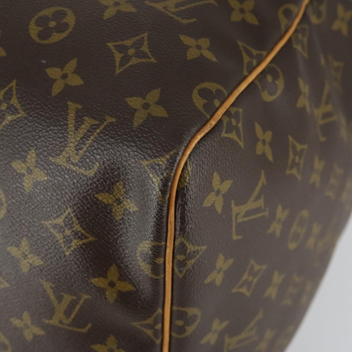 Louis Vuitton Keepall Bag Monogram Canvas Brown Canvas Travel Bag