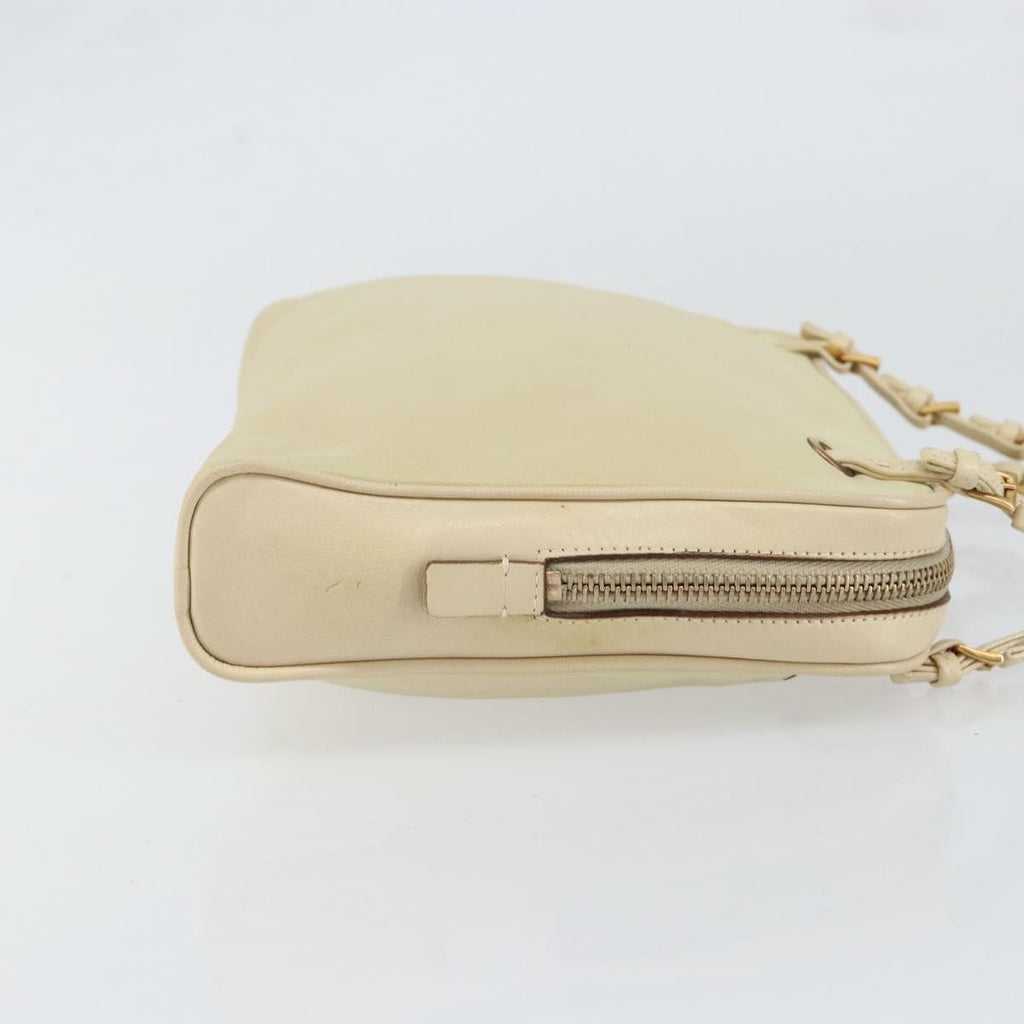 Prada Vintage Handbag Tessuto Beige Nylon Handbag