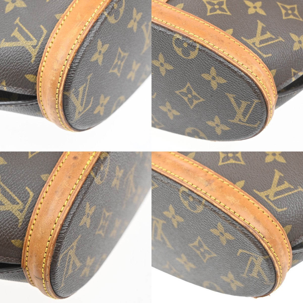 Louis Vuitton Babylone Handbag Monogram Canvas Brown Canvas Shoulder Bag
