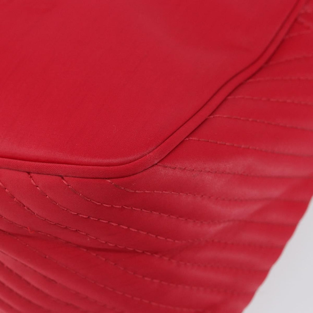Saint Laurent Vintage Shoulder Bag Nylon Red Nylon Shoulder Bag Bag (Pre-Owned)