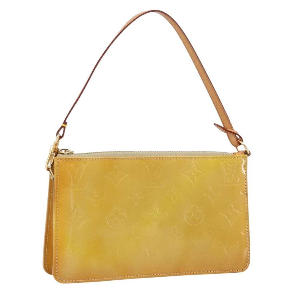 Louis Vuitton Lexington Pochette Patent Leather Beige Patent_Leather Clutche & Pouche Bag