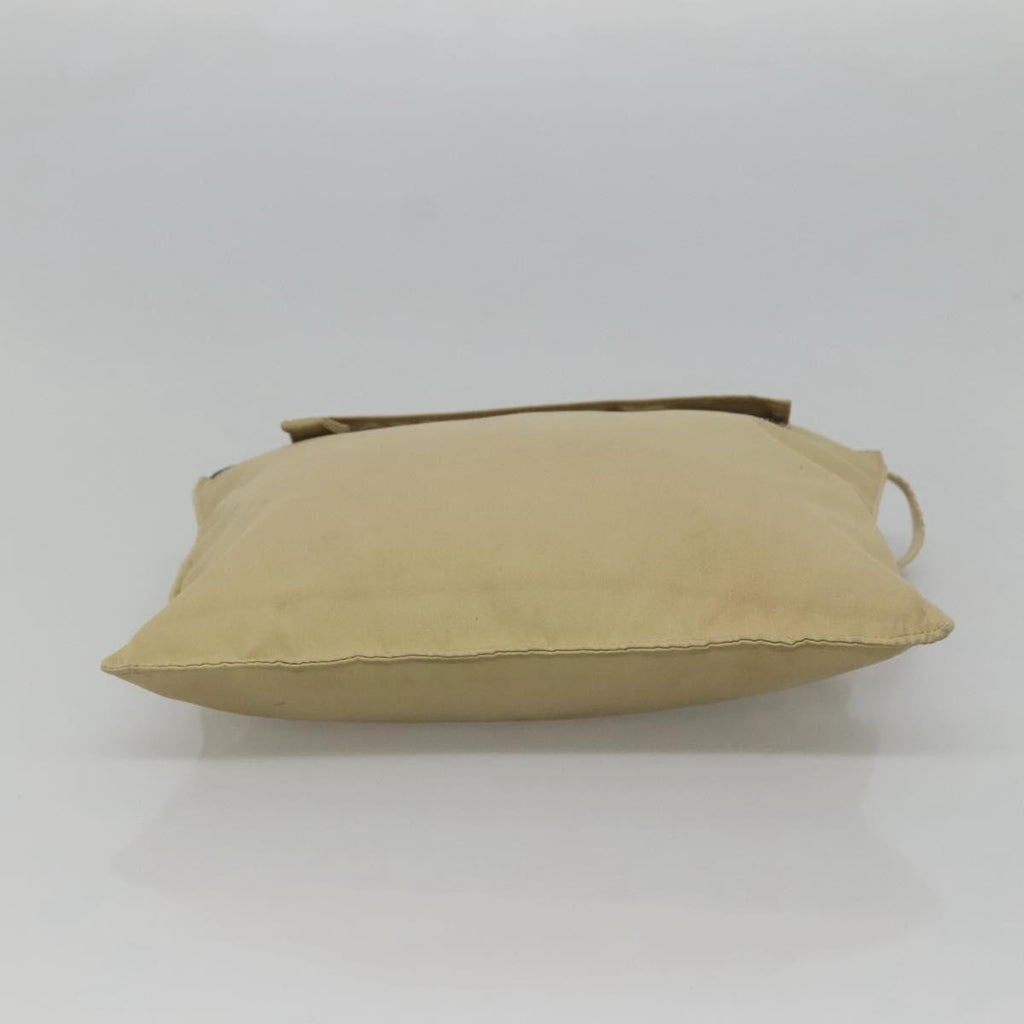 Burberry Blue Label Shoulder Bag Nylon Beige Nylon Shoulder Bag