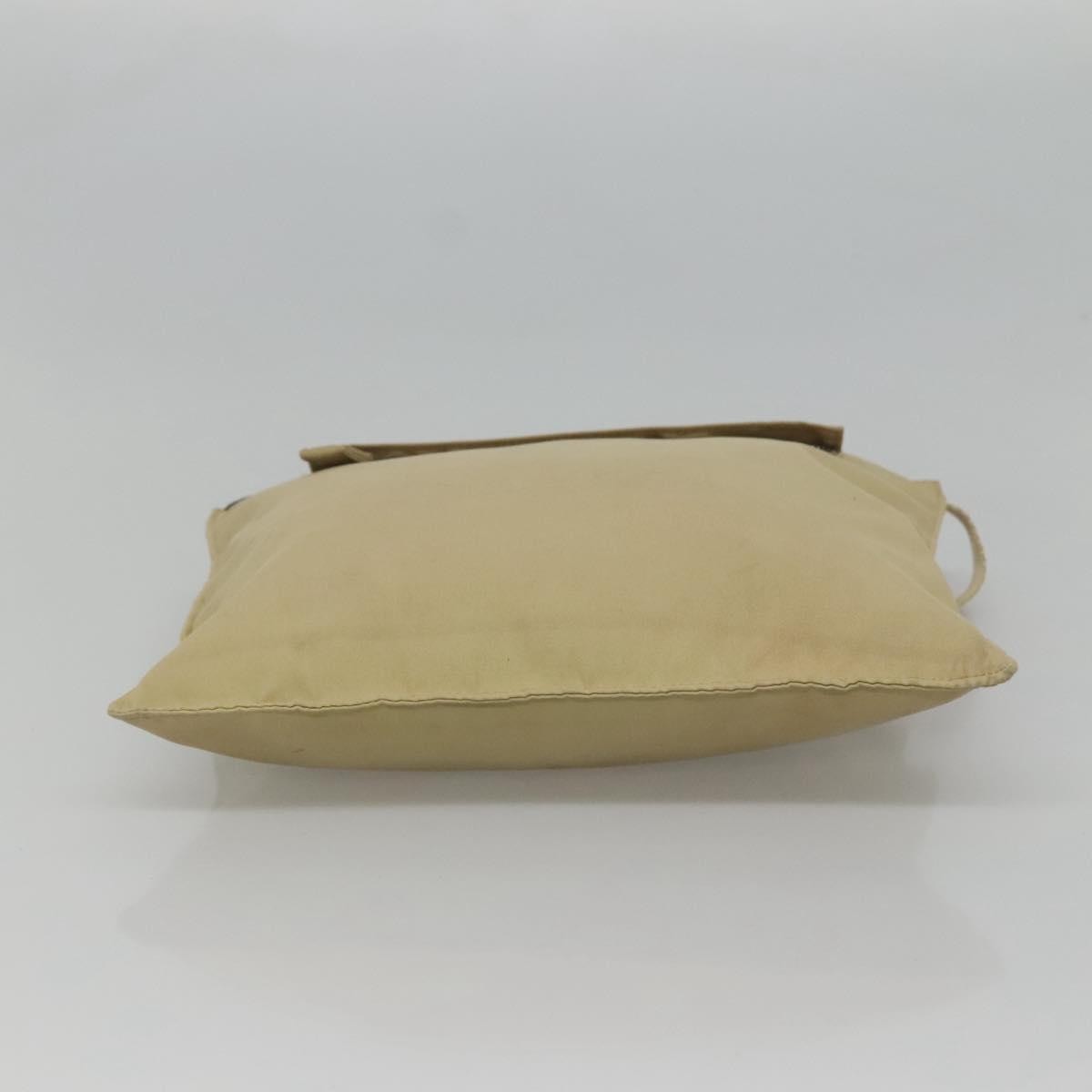 Burberry Blue Label Shoulder Bag Nylon Beige Nylon Shoulder Bag