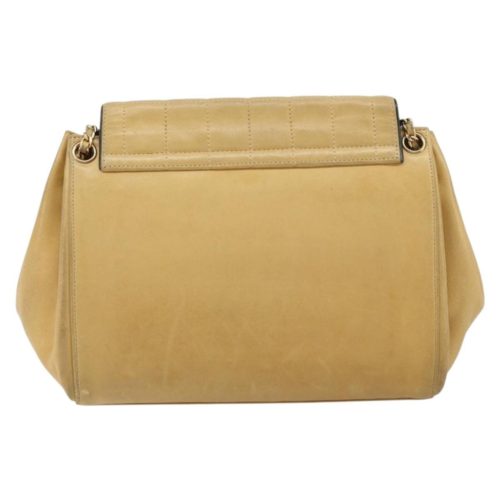 Chanel Chocolate Bar Accordion Reissue Flap Bag Quilted Lambskin Beige Leather Shoulder Bag Bag