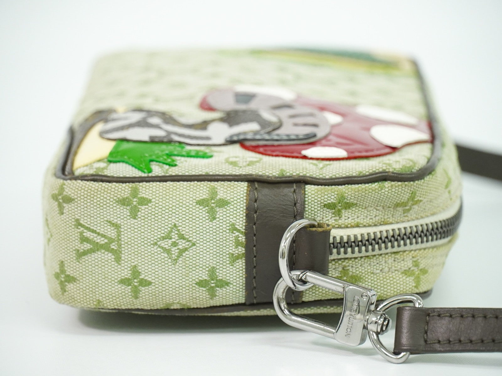 Louis Vuitton Conte De Fees Pochette Monogram Patchwork Khaki Canvas Shoulder Bag