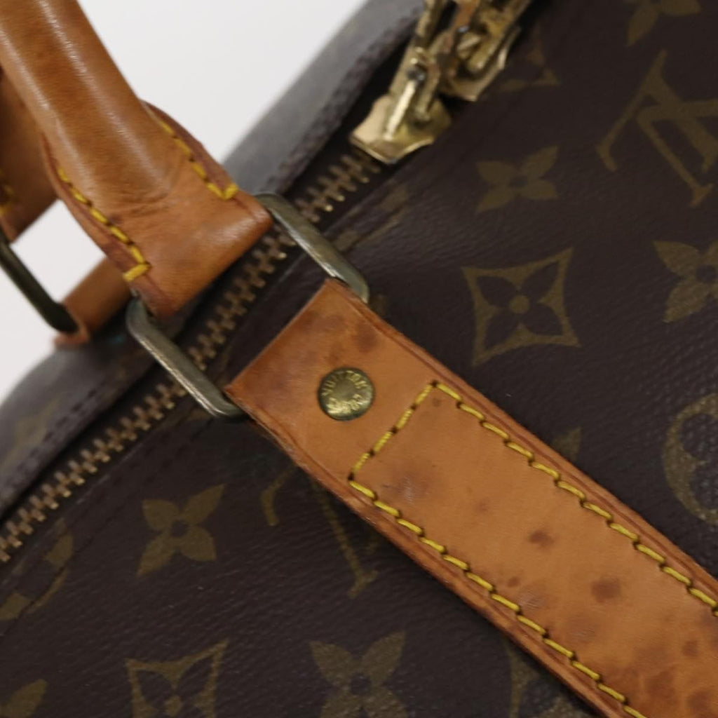 Louis Vuitton Keepall Bag Monogram Canvas Brown Canvas Travel Bag