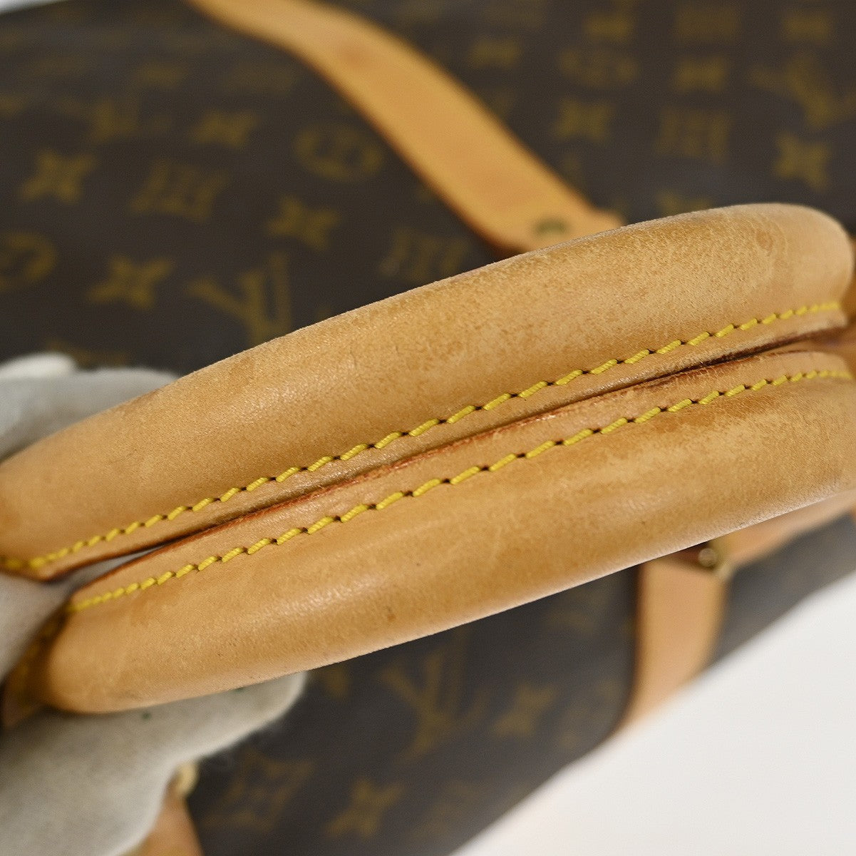Louis Vuitton Keepall Bag Monogram Canvas Brown Canvas Travel Bag