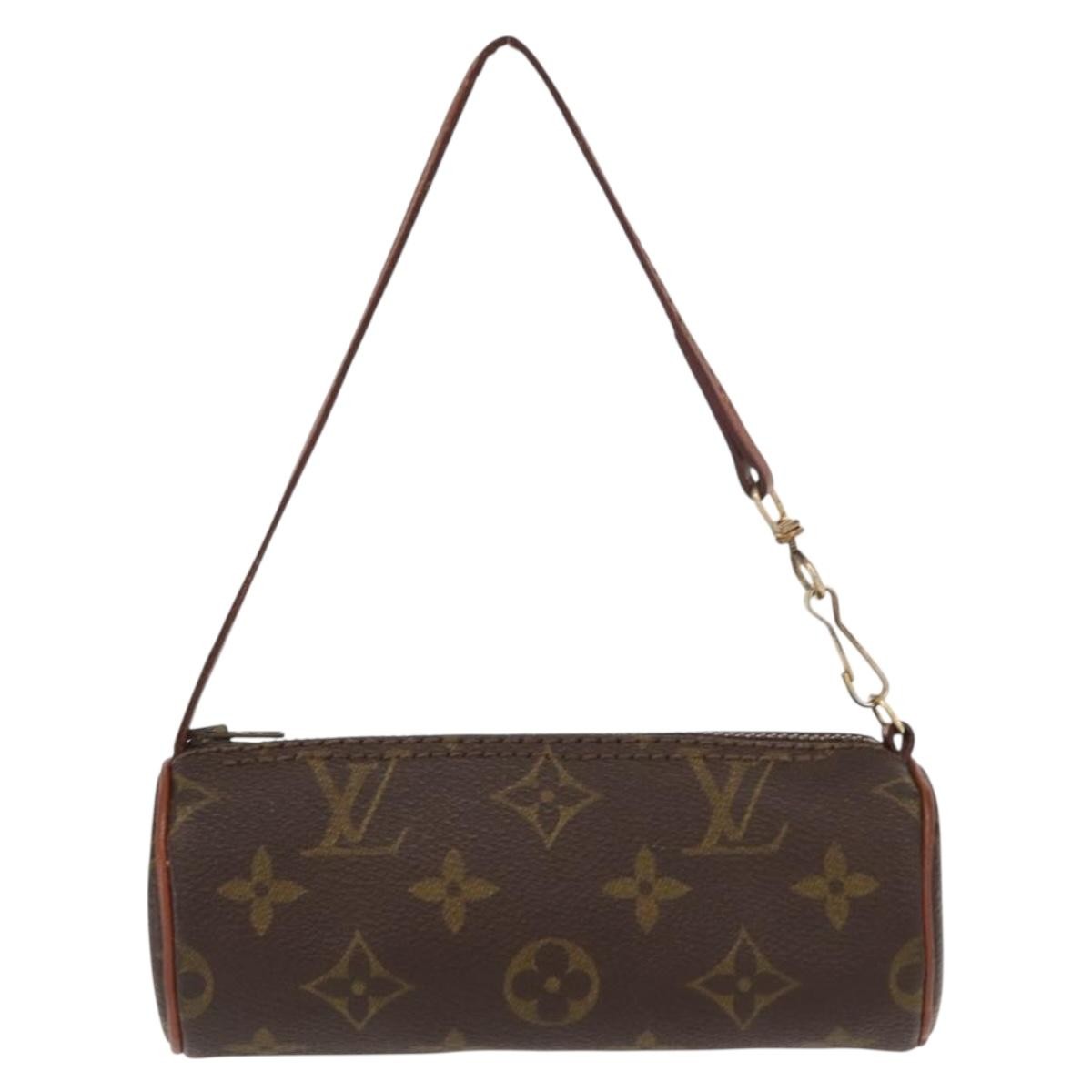 Louis Vuitton Papillon Pochette Monogram Canvas Brown Canvas Clutche & Pouche Bag