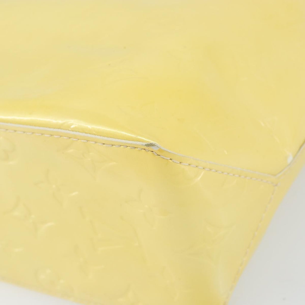 Louis Vuitton Reade Handbag Monogram Vernis Yellow Patent_Leather Handbag