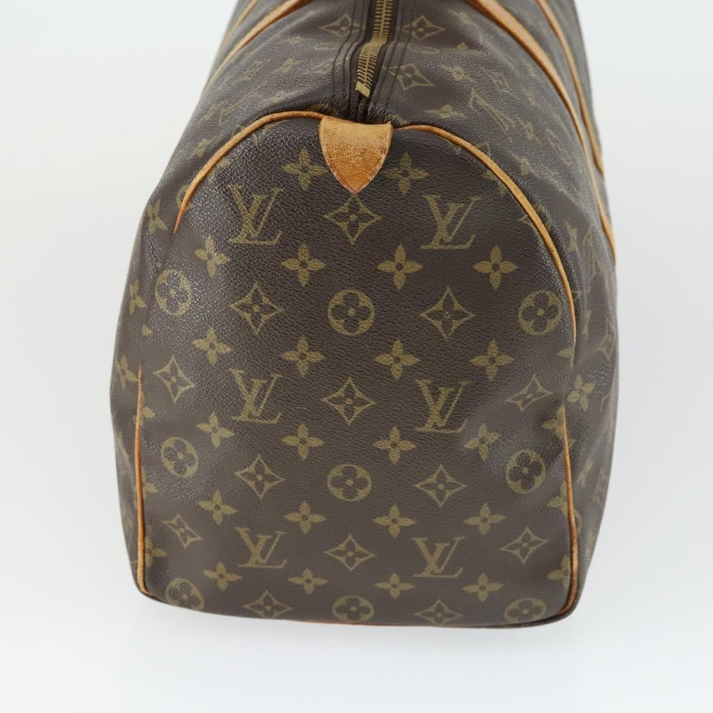 Louis Vuitton Keepall Bag Monogram Canvas Brown Canvas Travel Bag