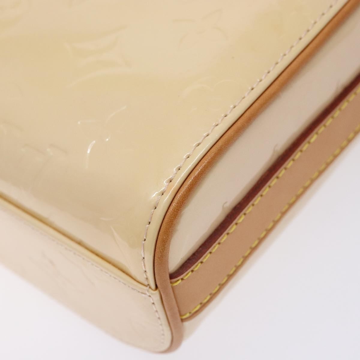 Louis Vuitton Sullivan Handbag Monogram Vernis Beige Patent_Leather Bag