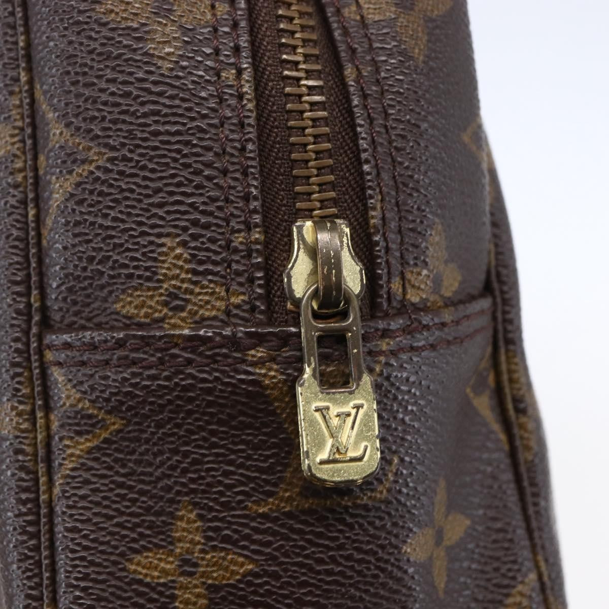 Louis Vuitton Trousse Toilette Monogram Canvas Brown Canvas Clutche & Pouche Bag