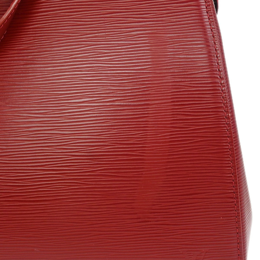 Louis Vuitton Brea Handbag Epi Leather Red Leather Tote Bag