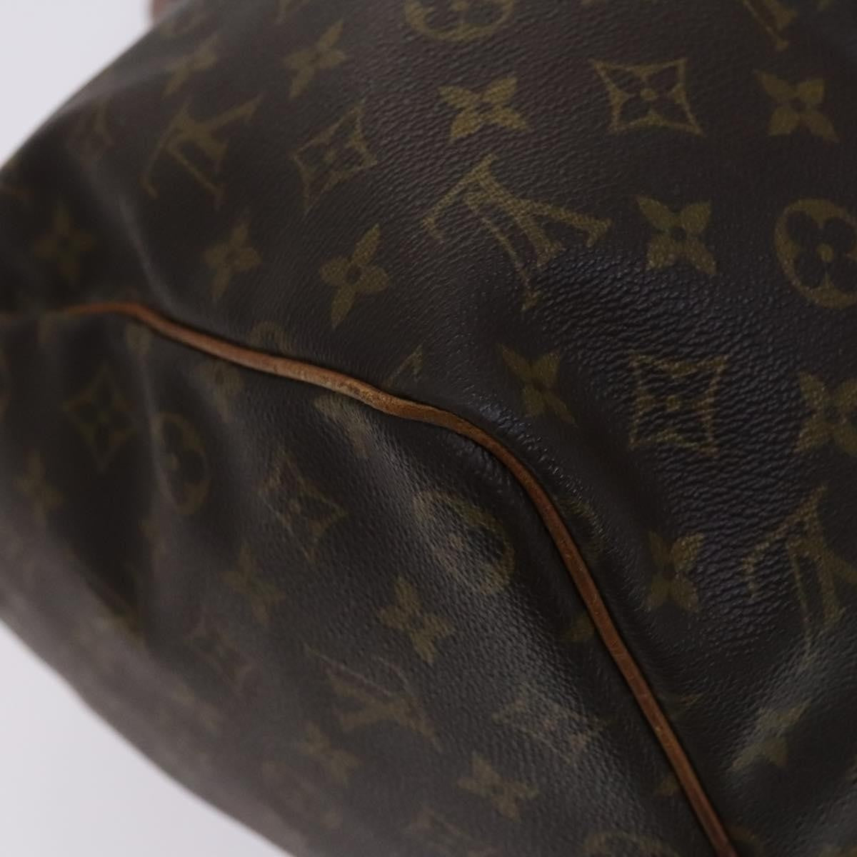 Louis Vuitton Keepall Bag Monogram Canvas Brown Canvas Travel Bag