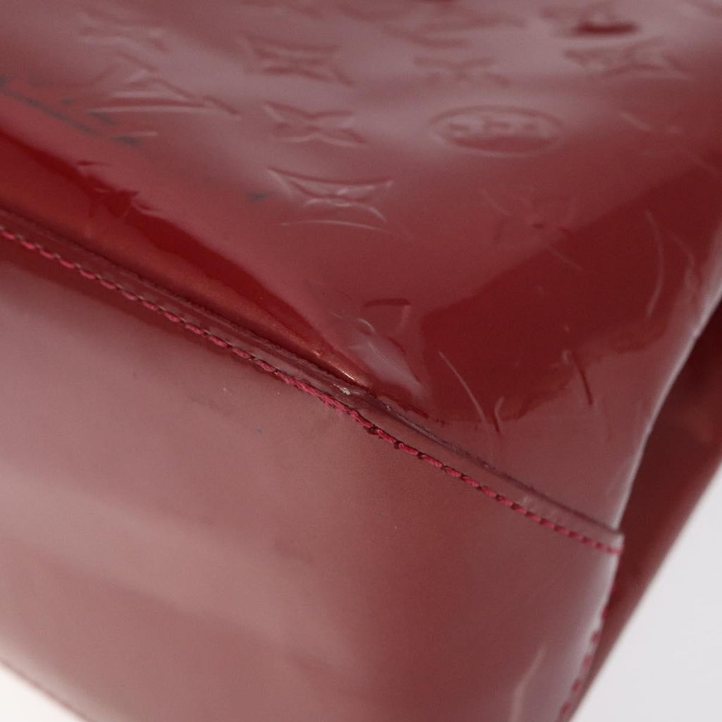 Louis Vuitton Wilshire Handbag Monogram Vernis Red Patent_Leather Handbag