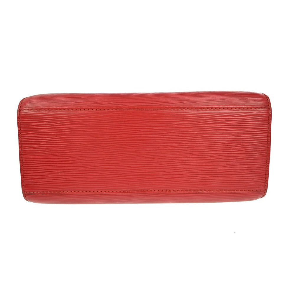 Louis Vuitton Pont Neuf Handbag Epi Leather Red Leather Handbag