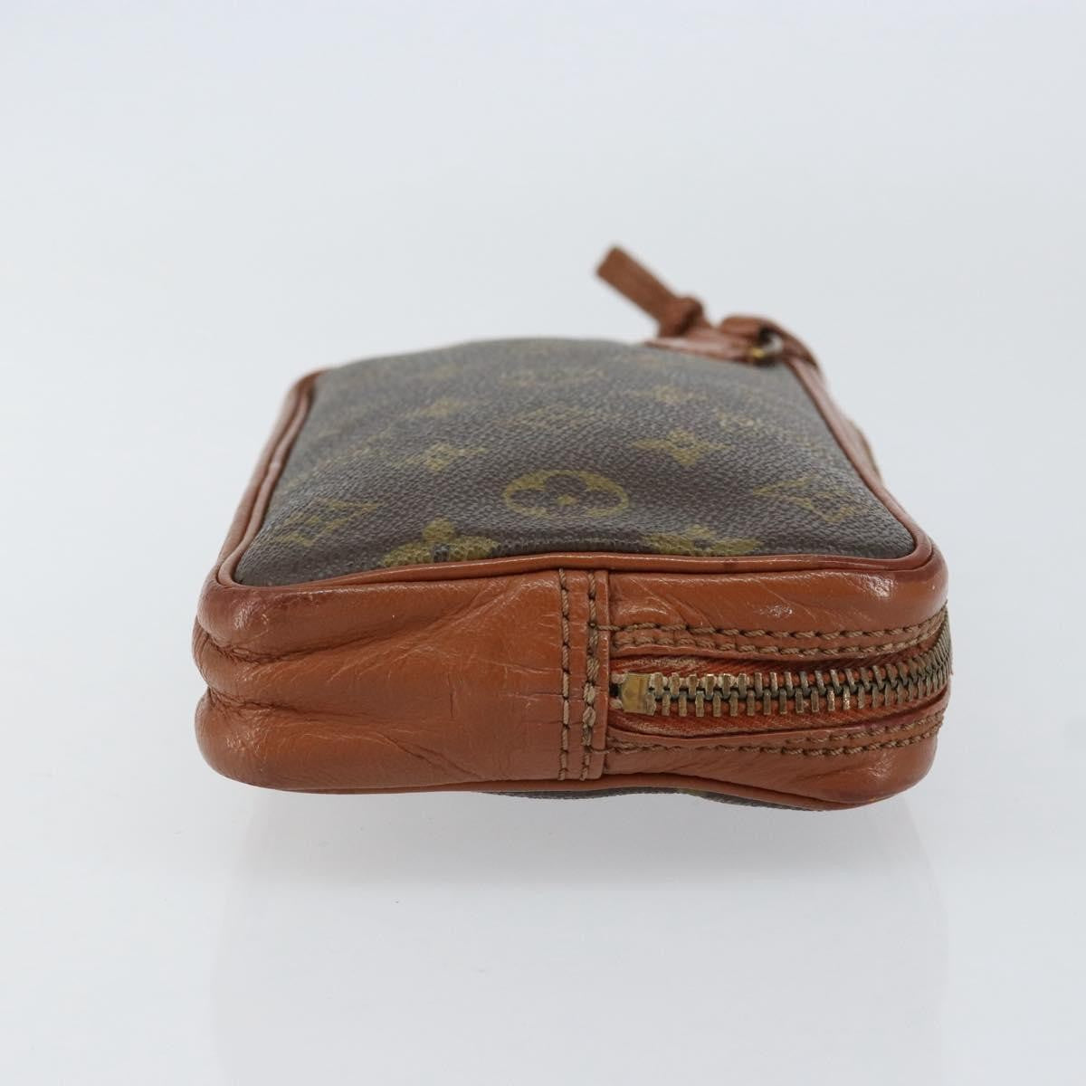 Louis Vuitton Pochette Sports Monogram Canvas Brown Canvas Clutche & Pouche Bag