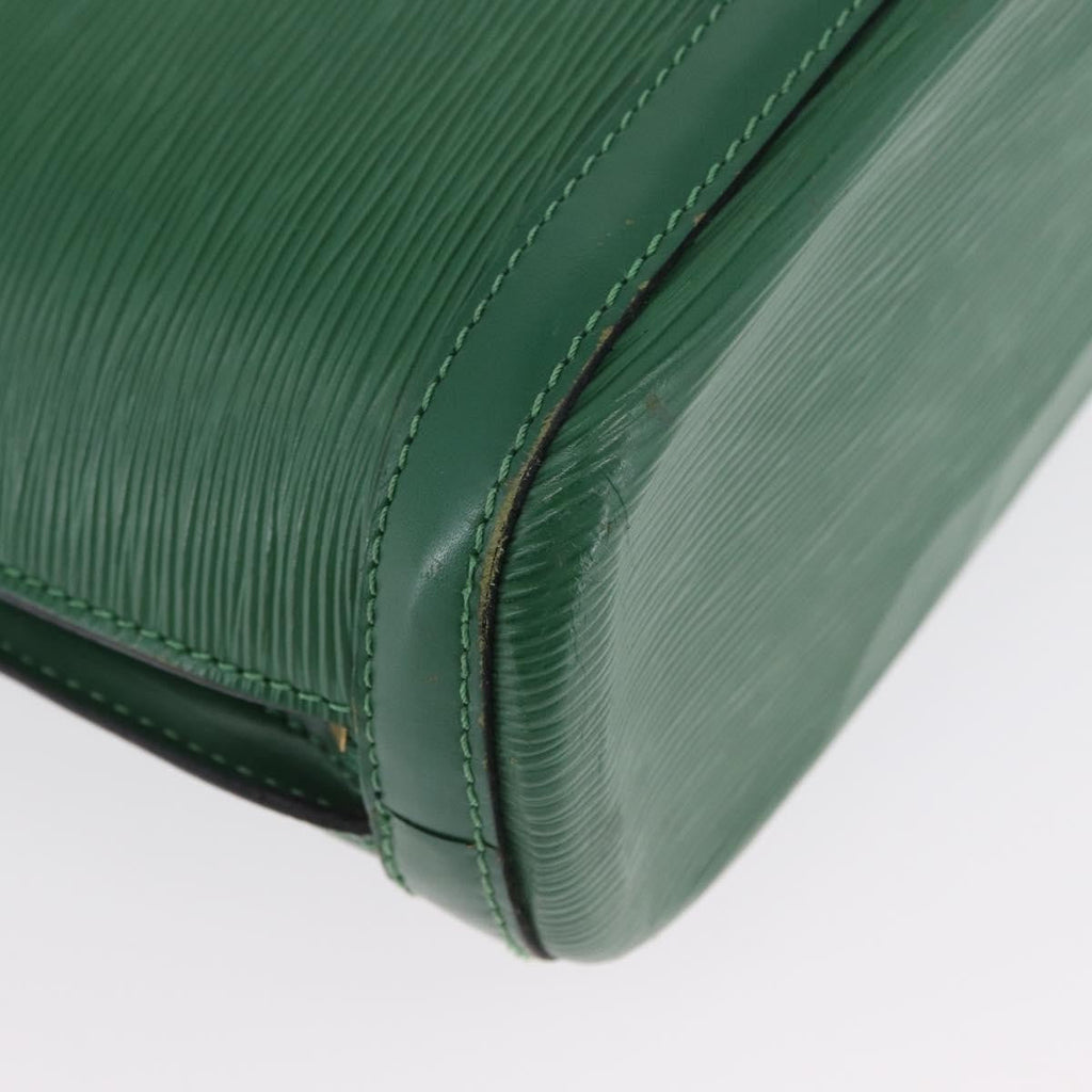 Louis Vuitton Lussac Handbag Epi Leather Green Leather Shoulder Bag