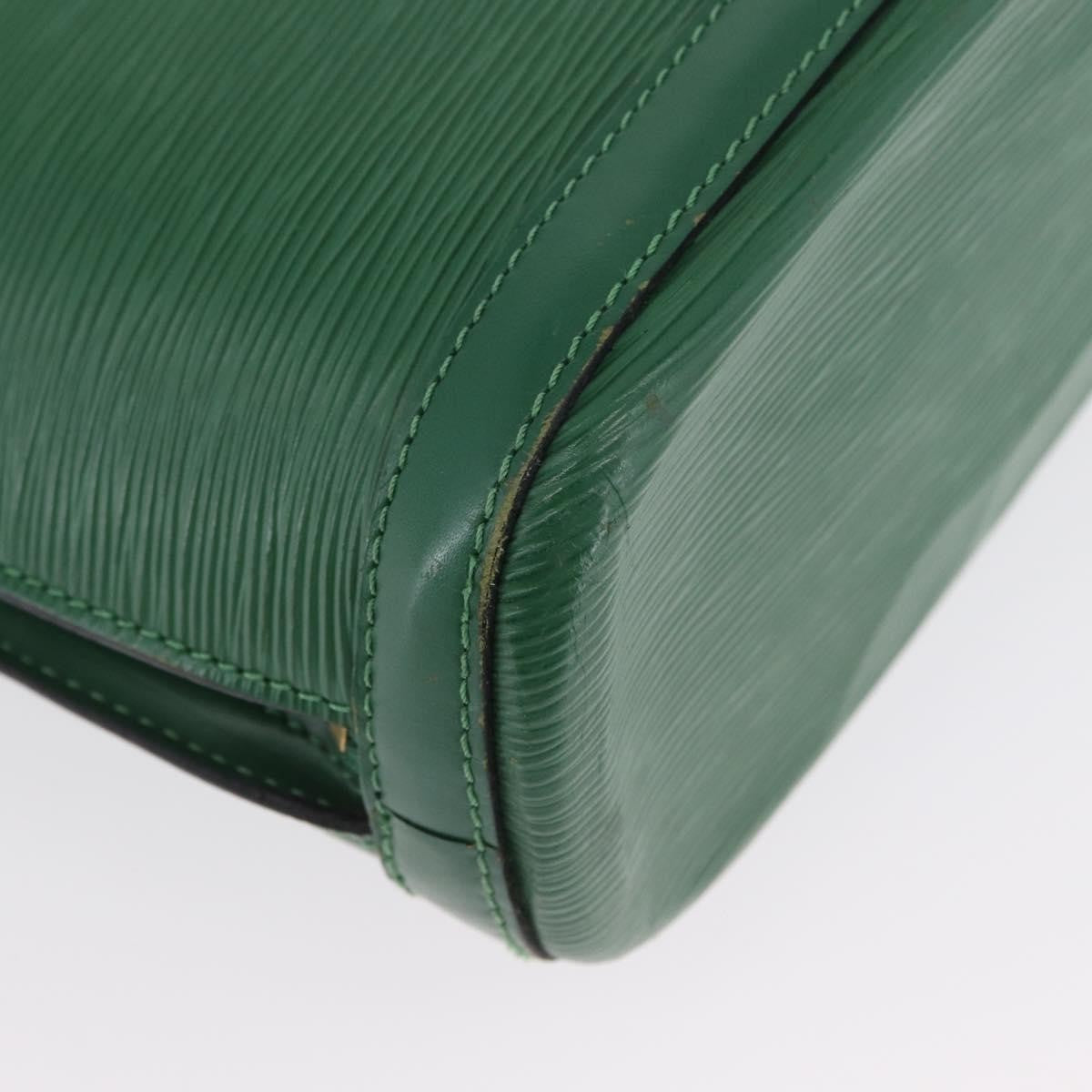 Louis Vuitton Lussac Handbag Epi Leather Green Leather Shoulder Bag