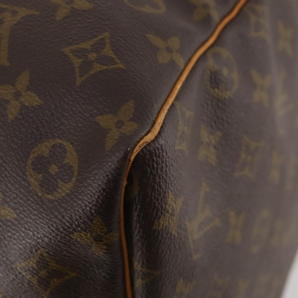 Louis Vuitton Keepall Bag Monogram Canvas Brown Canvas Travel Bag
