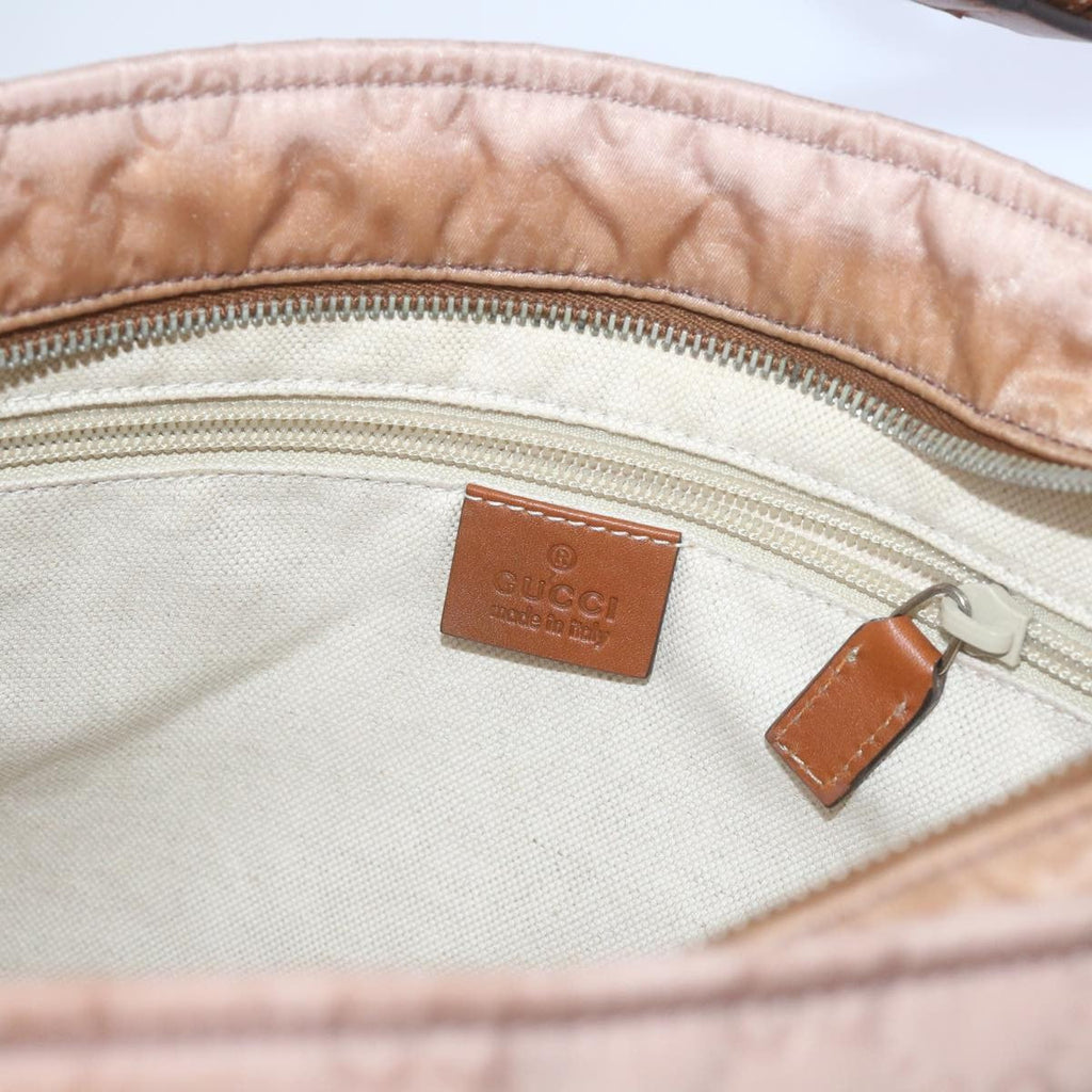 Gucci Gg Canvas Bag Canvas Pink Canvas Shoulder Bag Bag (Pre-Owned)